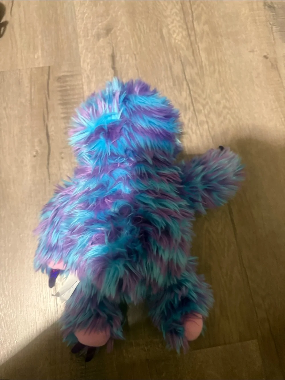 Build-A-Bear Purple & Blue Fuzzy Sloth Plush